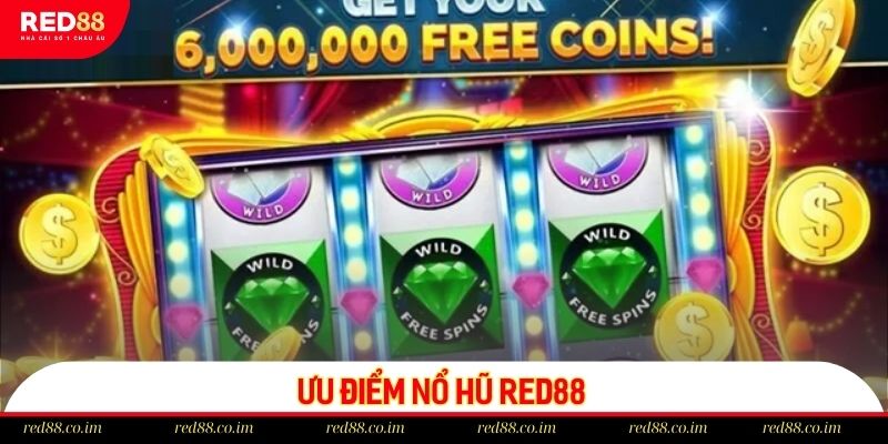 Sảnh nổ hũ tại RED88 mang đến cơ hội trúng thưởng hấp dẫn