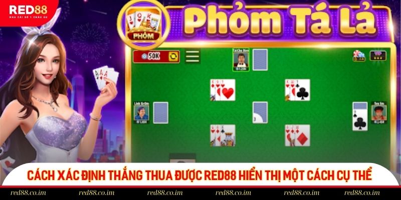 Cách xác định thắng thua được red88 hiển thị một cách cụ thể
